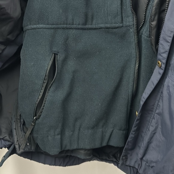 5.11 Tactical Series 2 in 1 Jacket Coat Fleece Mens Navy Blue Police Zipped Hood - Picture 6 of 15